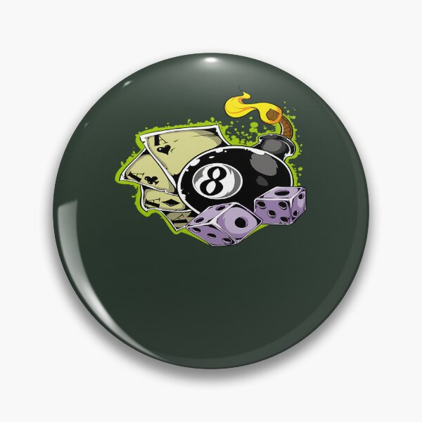 Item preview, Copy of 9 Ball Girl LivinAces Dice 8Ball 736 designed and sold by ForestLibrary.