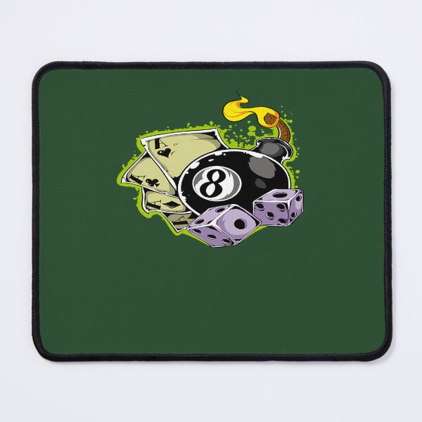 Item preview, Copy of 9 Ball Girl LivinAces Dice 8Ball 736 designed and sold by ForestLibrary.