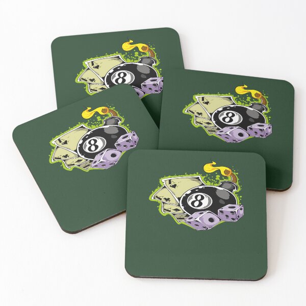 Item preview, Copy of 9 Ball Girl LivinAces Dice 8Ball 736 designed and sold by ForestLibrary.