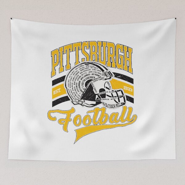Item preview, Pittsburgh Football Helmet Player Names Tribute Est 1933 Design designed and sold by DavidRoss21274.