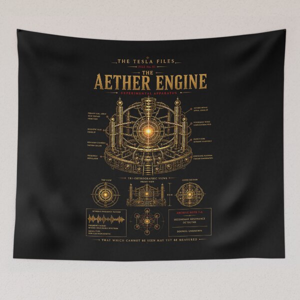 Item preview, The Tesla Files No. 01 — The Aether Engine designed and sold by Sanctum Icons.