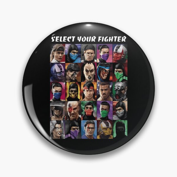 Item preview, Selection Grid Featuring Fighting Game Warriors designed and sold by Honeytheartist.