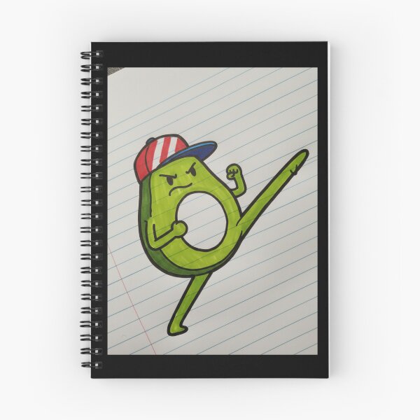 Item preview, Ninja Karate Avocado Martial Arts Doodle designed and sold by Avocado-Diary.