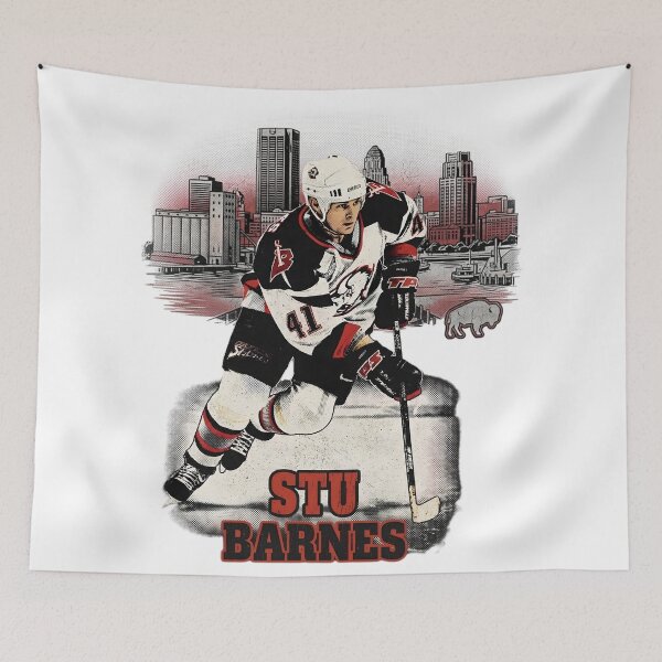 Item preview, Stu Barnes Retro 90s Vintage Bootleg Style Buffalo Hockey designed and sold by Thogan0416.