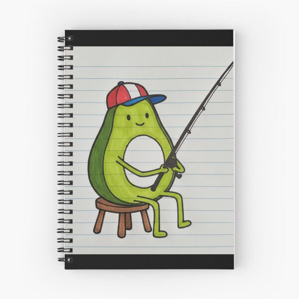 Item preview, Boceto de un aguacate como pasatiempo relajante para pescar designed and sold by Avocado-Diary.