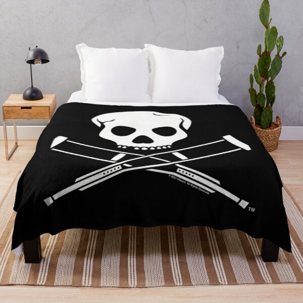 Item preview, Jackass Skull And Crutches Logo designed and sold by ChunkyCharm.