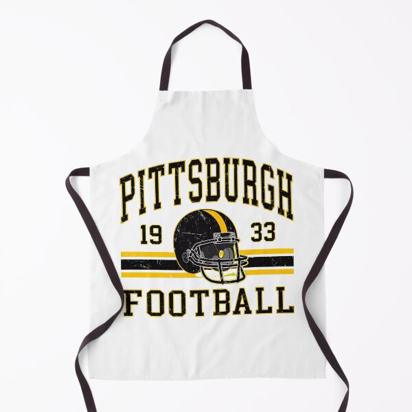 Item preview, Pittsburgh 1933 Distressed Football Helmet Black Gold Retro Design designed and sold by AlanNelso34652.