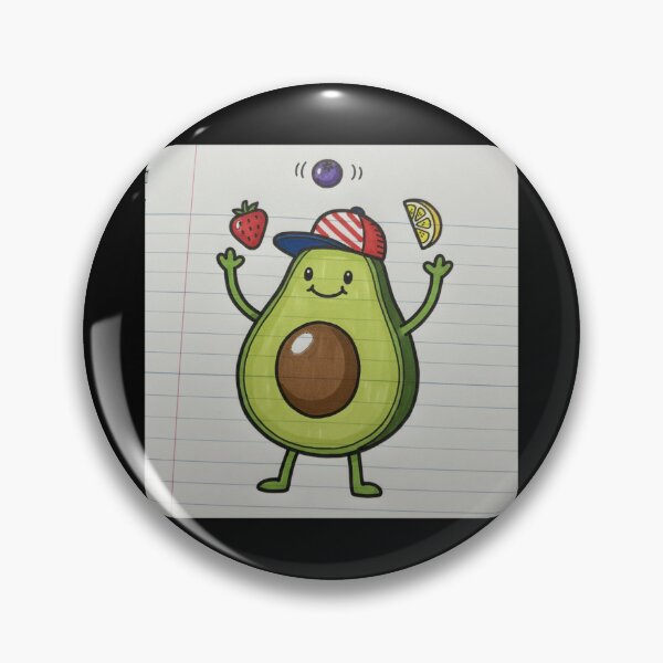 Artikelvorschau, Lustiges Jonglieren mit Avocado-Frucht-Doodle entworfen und verkauft von Avocado-Diary.