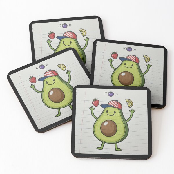 Item preview, Fun Juggling Avocado Fruit Doodle designed and sold by Avocado-Diary.