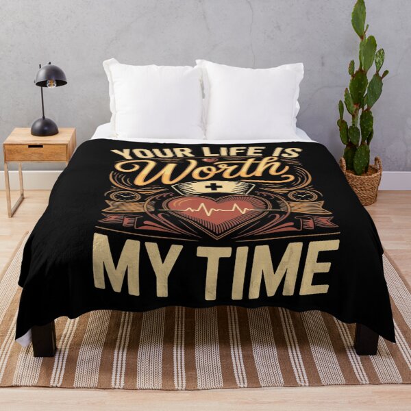 Item preview, Your Life Is Worth My Time Hospice Nurse Palliative Care designed and sold by VioletNance.