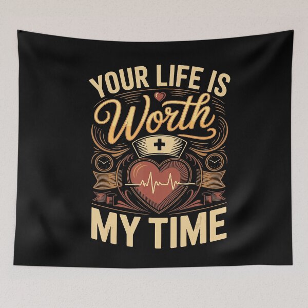 Item preview, Your Life Is Worth My Time Hospice Nurse Palliative Care designed and sold by VioletNance.