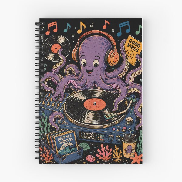 Item preview, Octopus DJ Deep Sea Grooves designed and sold by JudonT.