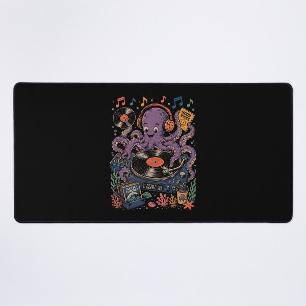 Item preview, Octopus DJ Deep Sea Grooves designed and sold by JudonT.