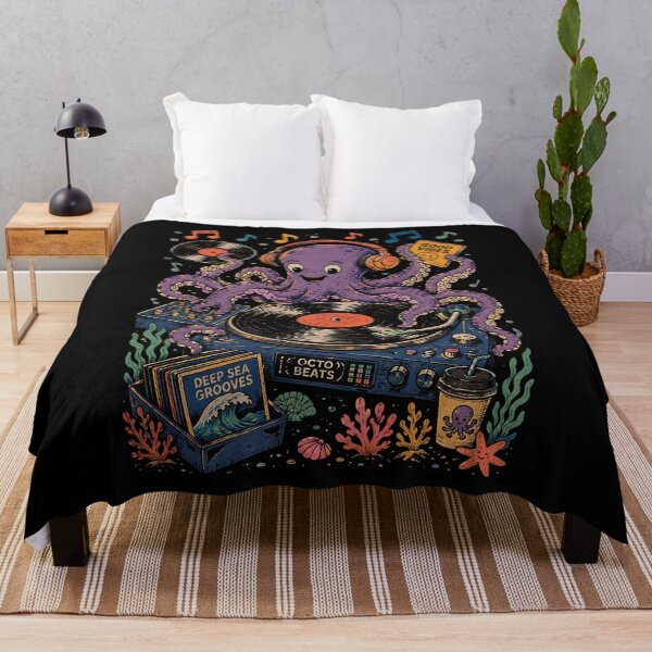 Item preview, Octopus DJ Deep Sea Grooves designed and sold by JudonT.