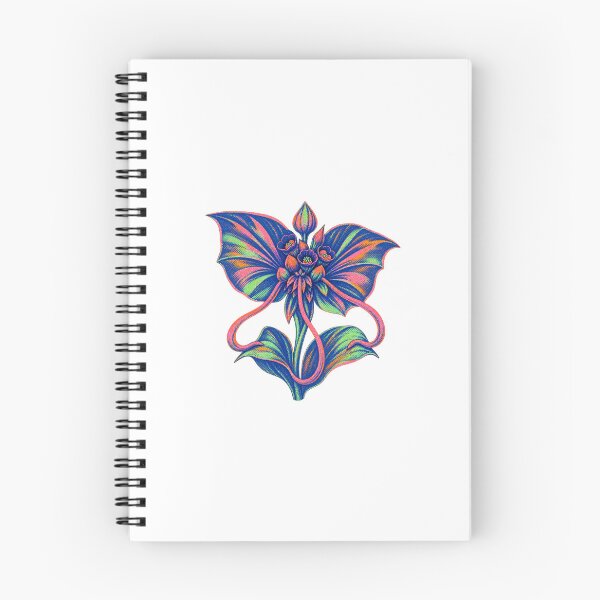 Item preview, Black Bat Flower Riso designed and sold by The-Art-of-D.