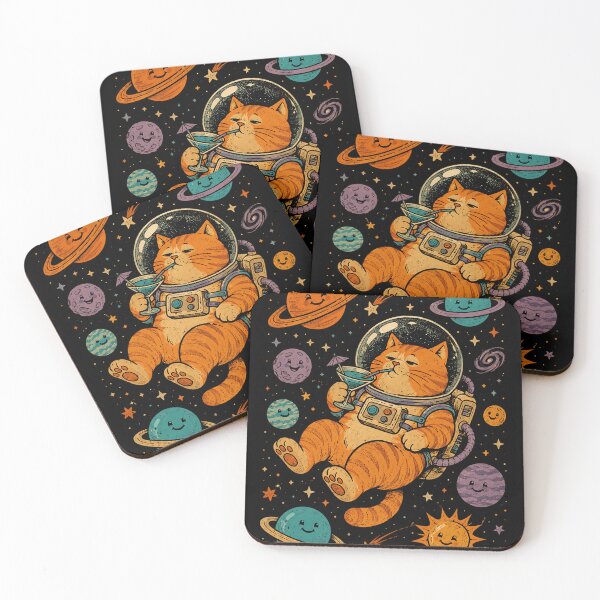 Item preview, Space Cat Cocktail Astro Chill designed and sold by JudonT.