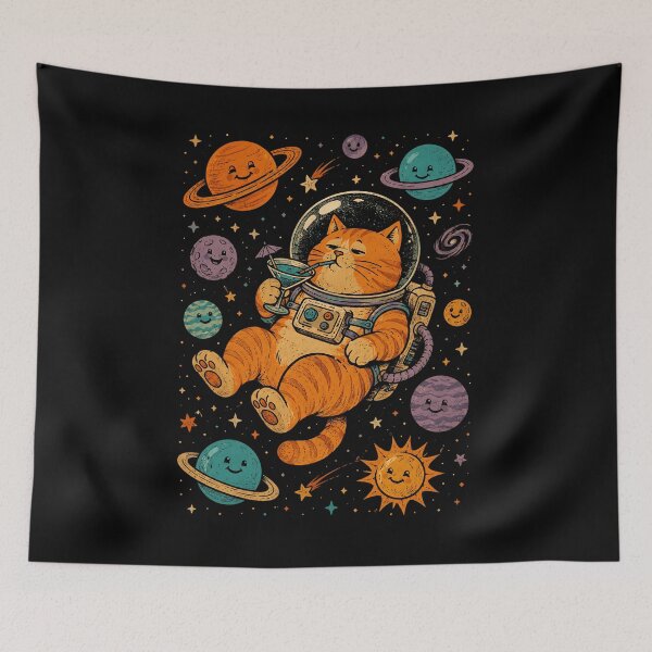 Item preview, Space Cat Cocktail Astro Chill designed and sold by JudonT.