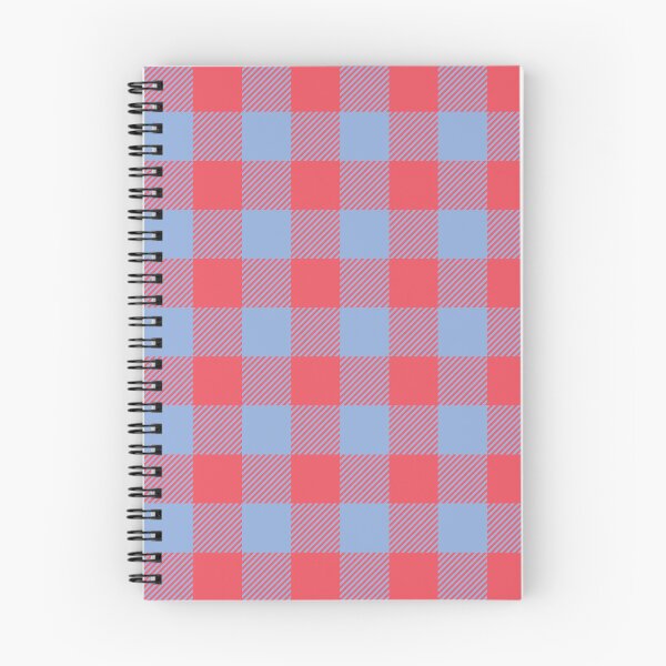 Item preview, Coral Red and Soft Blue Gingham Seamless Pattern Buffalo Check Plaid Background Vector designed and sold by RS4you.