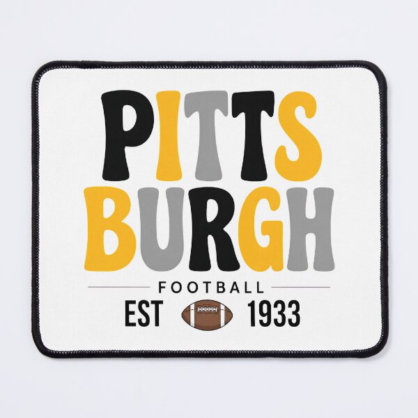 Item preview, Pittsburgh Football Est 1933 Chunky Black Gold Lettering Design designed and sold by MichaelPu56780.