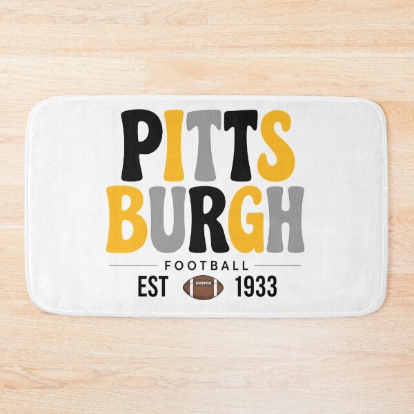 Item preview, Pittsburgh Football Est 1933 Chunky Black Gold Lettering Design designed and sold by MichaelPu56780.