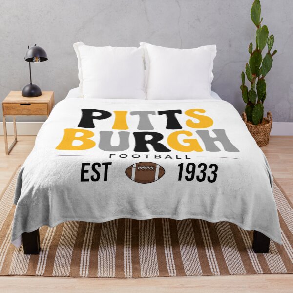 Item preview, Pittsburgh Football Est 1933 Chunky Black Gold Lettering Design designed and sold by MichaelPu56780.