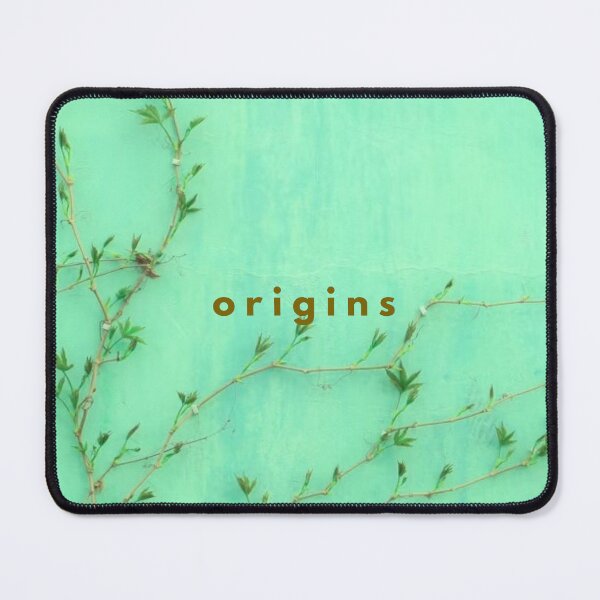 Item preview, Green Vines Turquoise Botanical Minimalist Art Origins designed and sold by ORIGINS LINES.