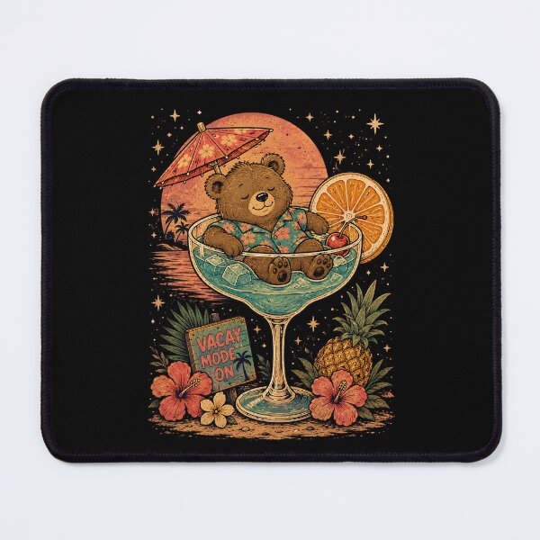 Item preview, Chill Bear Cocktail Vacay Mode designed and sold by JudonT.
