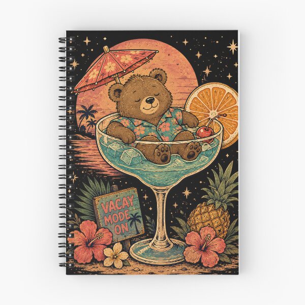 Item preview, Chill Bear Cocktail Vacay Mode designed and sold by JudonT.