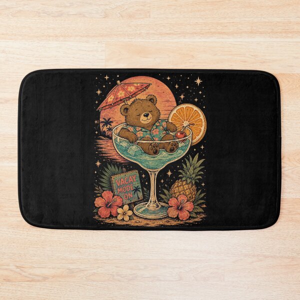 Item preview, Chill Bear Cocktail Vacay Mode designed and sold by JudonT.