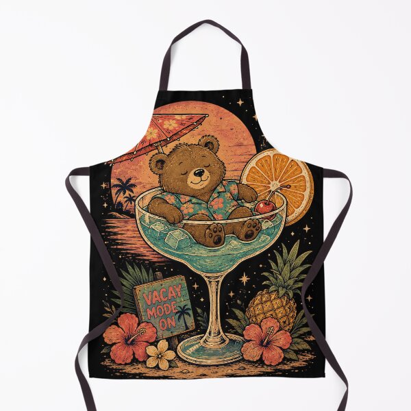 Item preview, Chill Bear Cocktail Vacay Mode designed and sold by JudonT.
