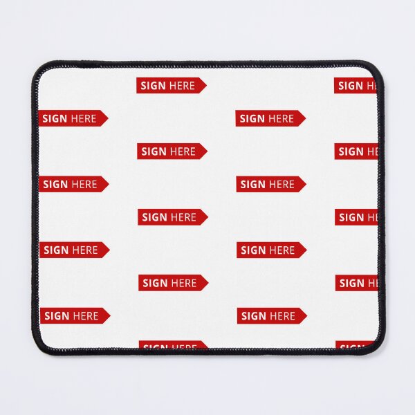 Item preview, Sign Here Sticker Graphic designed and sold by THP Creative.