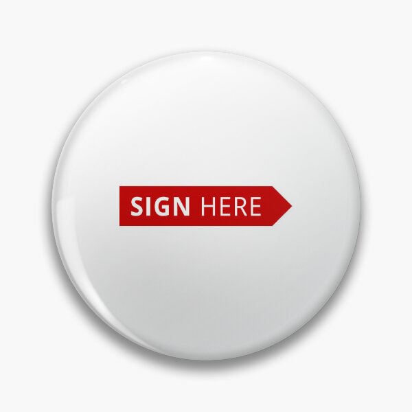 Item preview, Sign Here Sticker Graphic designed and sold by THP Creative.