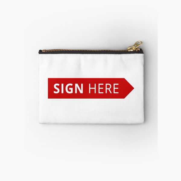 Item preview, Sign Here Sticker Graphic designed and sold by THP Creative.