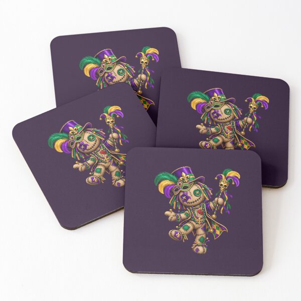 Item preview, Mardi Gras Voodoo Doll designed and sold by GyspySoulStudio.