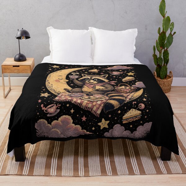 Item preview, Raccoon Moon Tea Party Picnic designed and sold by JudonT.