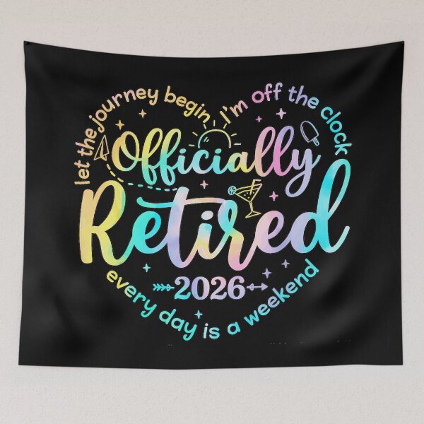 Item preview, Officially Retired 2026 Retirement Let The Journey Begin Off The Clock Every Day Is A Weekend Retiree Celebration Gift designed and sold by CharlieConon.