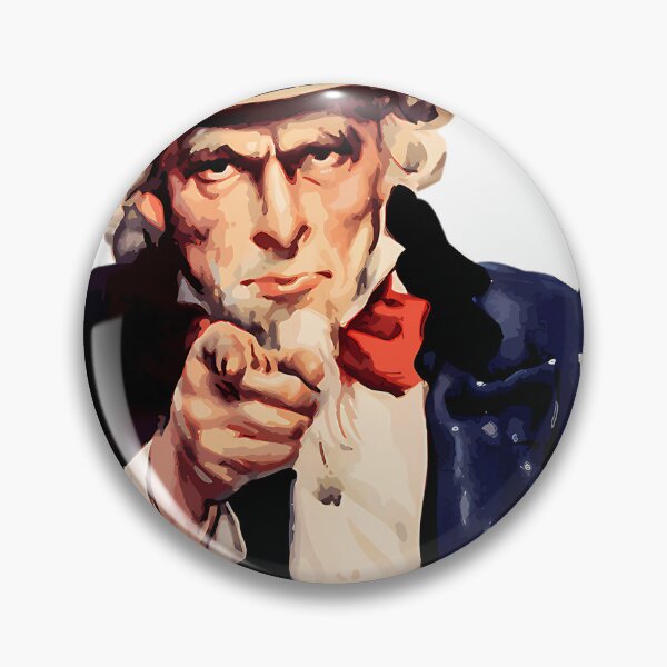 Item preview, Original Uncle Sam designed and sold by OddHeartParade.