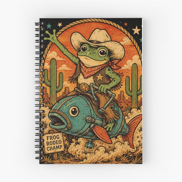 Item preview, Cowboy Frog Mechanical Fish Rodeo designed and sold by JudonT.