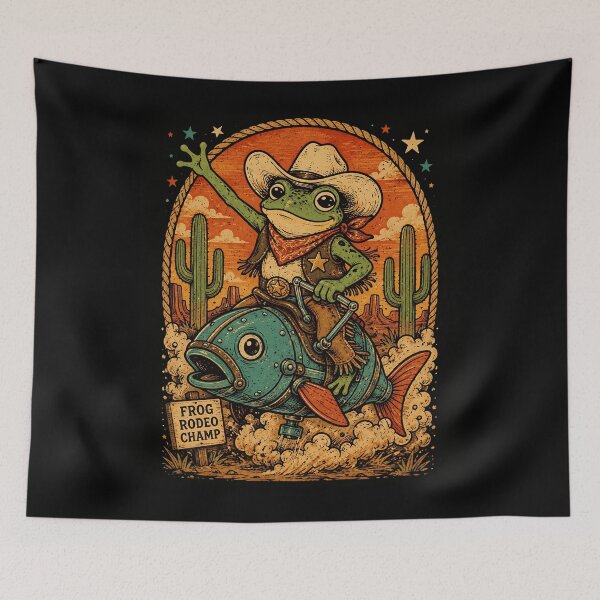 Item preview, Cowboy Frog Mechanical Fish Rodeo designed and sold by JudonT.