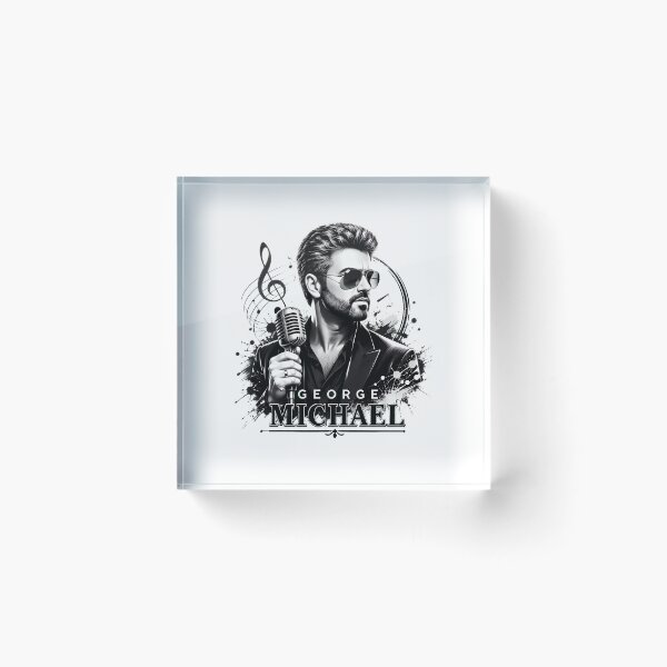 Item preview, George Michael Sunglasses Leather Jacket Music Icon designed and sold by ZubairNalban.