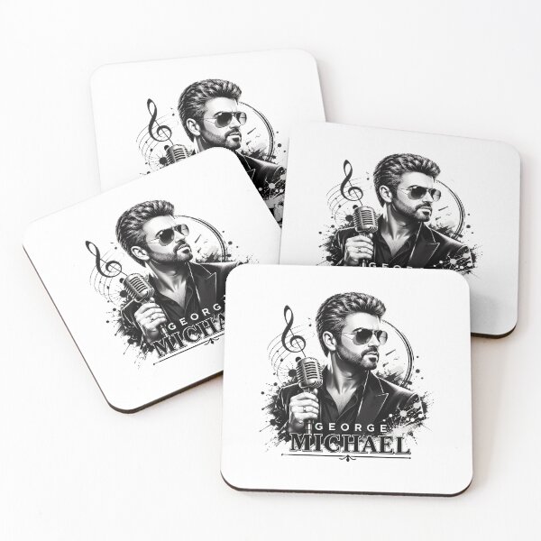 Artikelvorschau, George Michael Sonnenbrille Lederjacke Musikikone entworfen und verkauft von ZubairNalban.