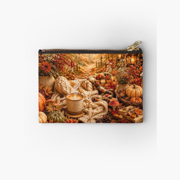Aperçu de l'œuvre Cozy Autumn Pumpkin Coffee créée et vendue par Gold&pixels.