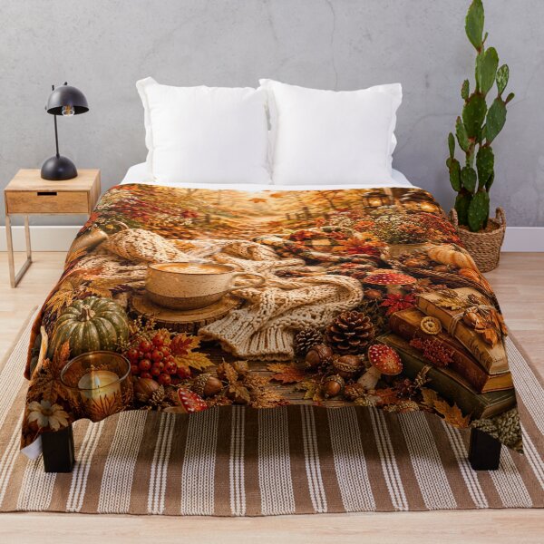 Item preview, Cozy Autumn Pumpkin Coffee designed and sold by Gold&pixels.