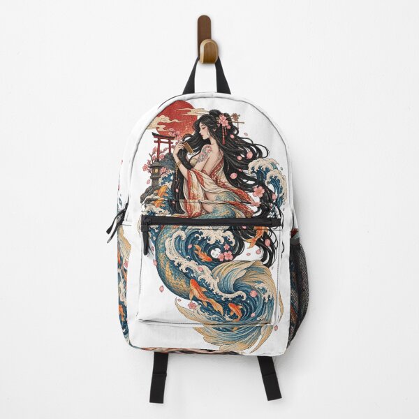 Item preview, The mermaid of the great wave | Japanese Ukiyo-e Fantasy art designed and sold by Substance_life.