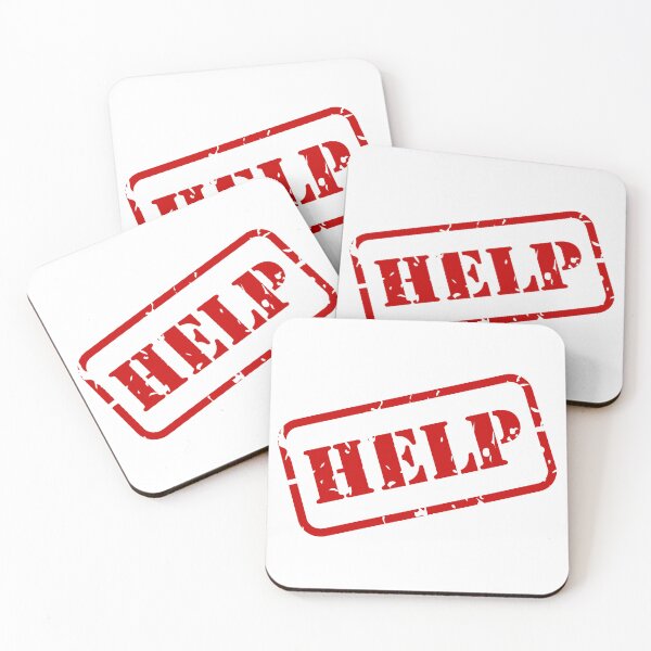 Item preview, Help Red Rubber Stamp Vector designed and sold by THP Creative.