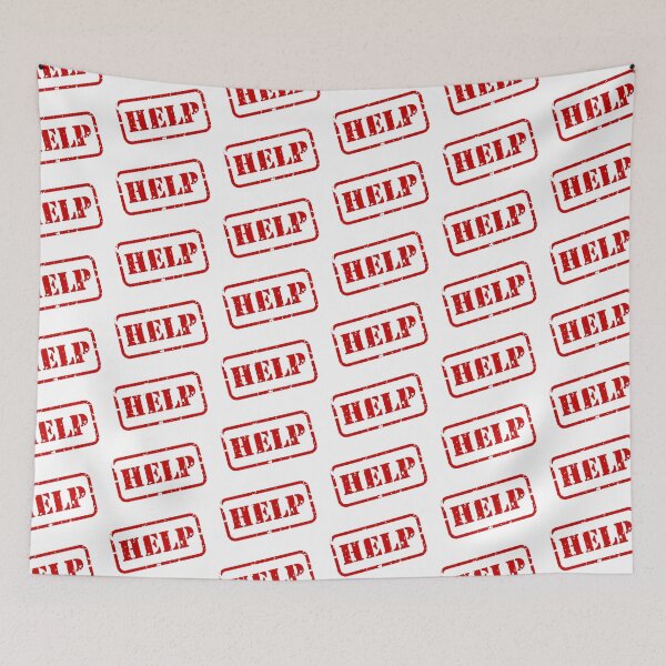 Item preview, Help Red Rubber Stamp Vector designed and sold by THP Creative.