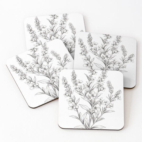 Item preview, Delicate Wildflower Spikes designed and sold by DriftmarkStudio.