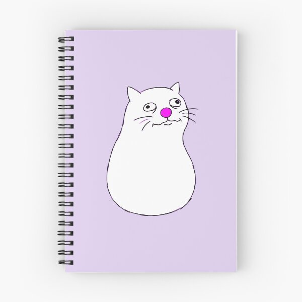 Item preview, Goofy Happy Cat Drawing with Bulging Eyes designed and sold by Pickmash.