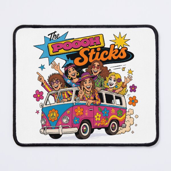 Item preview, POOH Sticks Retro Band Car Fun Trip designed and sold by ZubairNalban.