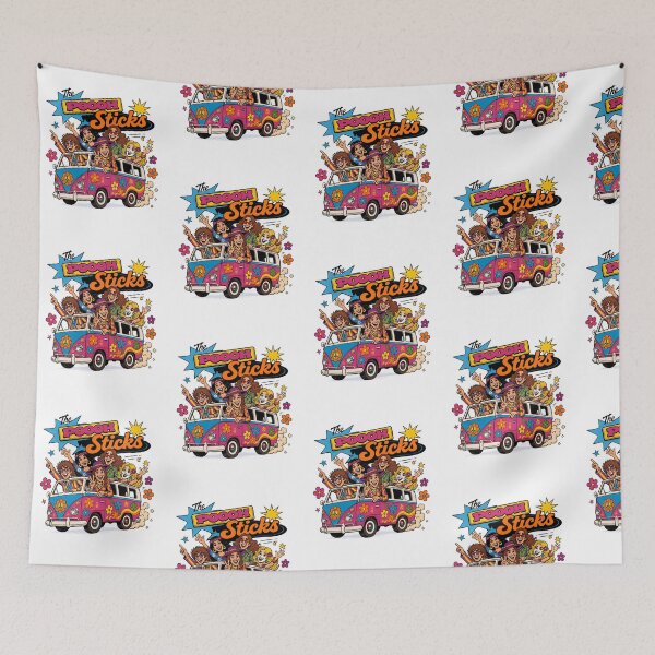 Item preview, POOH Sticks Retro Band Car Fun Trip designed and sold by ZubairNalban.
